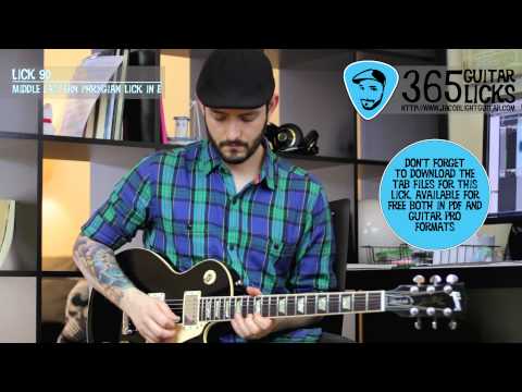 Lick 90/365 - Middle Eastern Phrygian Lick in E | 365 Guitar Licks Project