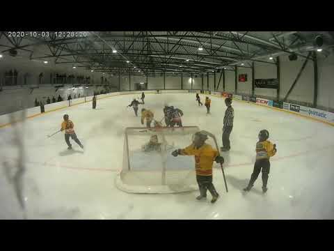 Torjuntakooste, mv Konsta K (10v), U11 sarjapelit KalPa Etelä- Warkis/LeKi-75/PiPS, Kuopio 3.10.2020