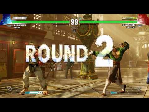 SFV~ Ryu (MCZ Daigo Umehara) vs. Vega (nico2tenshi) HD 5