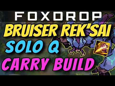 BRUISER REK'SAI - The Solo Q Carry Build - How to Carry #16 / Unranked to Diamond League of Legends