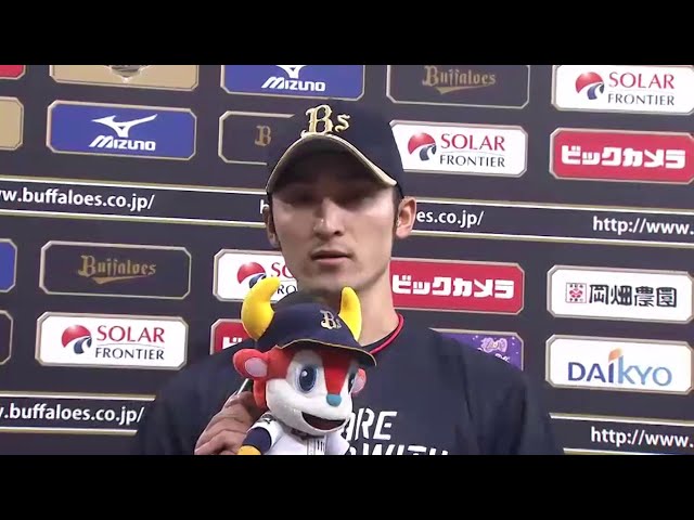 バファローズ・伊藤選手ヒーローインタビュー 2015/9/28 Bs-E