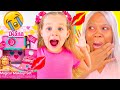 OMG TRYING LOVE DIANA MAGICAL KIDS Makeup Set! Does it Work?