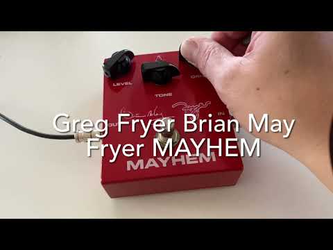 Greg Fryer Brian May Fryer Mayhem Overdrive/Distortion '00 Guitar Effect Pedal image 12