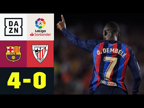 Dembélé überragt! Barca fegt Bilbao vom Platz: FC Barcelona - Athletic Bilbao 4:0 | LaLiga | DAZN