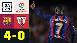 Dembélé überragt! Barca fegt Bilbao vom Platz: FC Barcelona - Athletic Bilbao 4:0 | LaLiga | DAZN