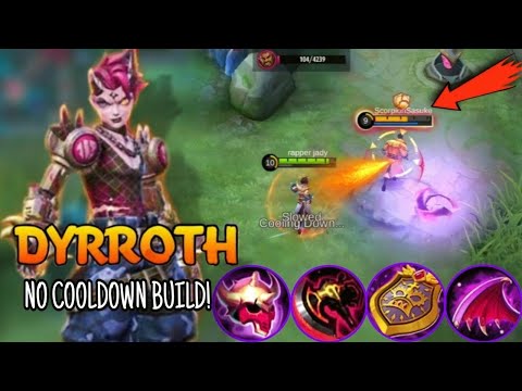 DYRROTH NO COOLDOWN BUILD! LEARN HOW TO UNLI STRIKE WITH DYRROTH!!🔥 - MLBB