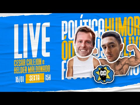 🔴 LIVE 15H-SEXTA (16/01): AS NOTÍCIAS E POLÊMICAS DO DIA COM HELDER E CALEJON | Galãs Feios