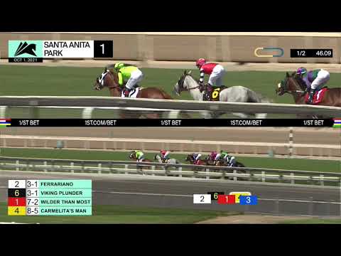 Carmelita's Man wins Race 1 on Friday, October 1. 2021 at Santa Anita Park.