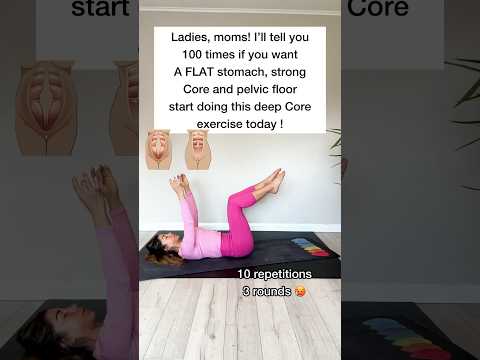 Game-changer for Flat stomach, strong core especially lower belly + pelvic floor #flatstomach #core