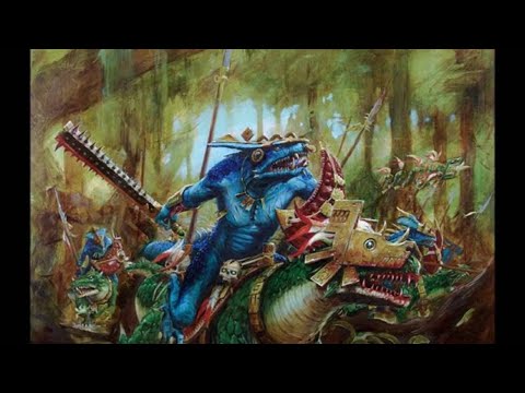 Warhammer Fantasy Battle 6th Edition Battle report - High Elves Vs Lizardmen 2,000 Points