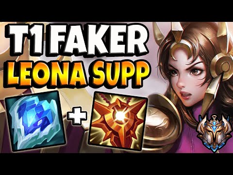T1 Faker LEONA Support vs AMUMU - Patch 11.19 Ranked Korea ✅