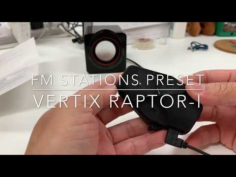 How to preset FM Stations on your VERTIX Raptor-i intercom