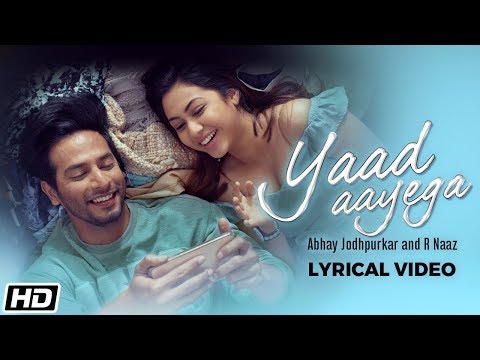 Yaad Aayega (Lyrical) — watch video