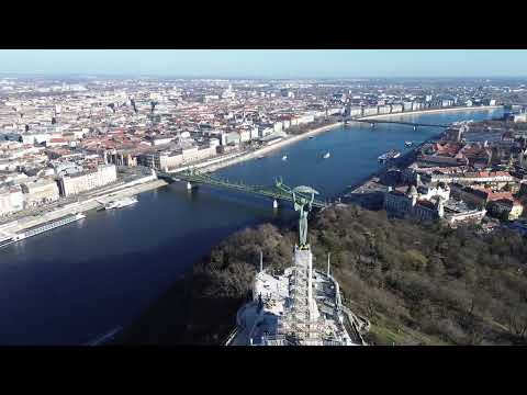 Gellért hegy, Citadella, 2025.03.06.,  Drón videó 4.rész - Ráadás