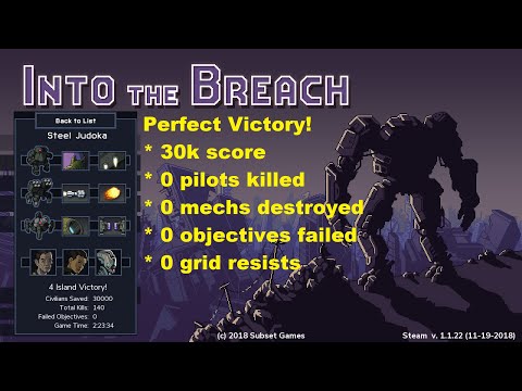 Into the Breach: 30k Perfect Victory Hard (Steel Judoka)