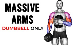 Dumbbell Exercises to Get Massive Arms - Build Muscles at Home - Guide 2024 💪🔥