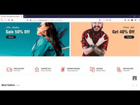 Best Magento Theme For Fashion Store || SM Alita
