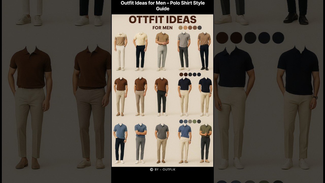 Outfit Ideas for Men – Polo Shirt Style Guide #MensOutfitIdeas #MensStyle #PoloShirtOutfits #dress