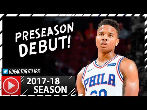 Markelle Fultz Full Highlights vs Grizzlies (2017.10.04) - 4 Pts, 2/13 FGs, Preseason Debut!