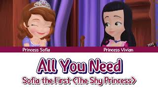 All You Need - Colour Coded Lyrics | Sofia The First : The Shy Princess