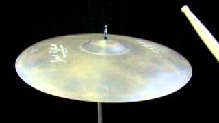 Video thumbnail for Sabian 20'' Jack Dejonette Signature Series Ride (2427g) by The Drum Shop - Portland, Maine