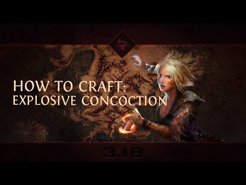 Crafting explosive concoction gear in 3.19 Lake of Kalandra