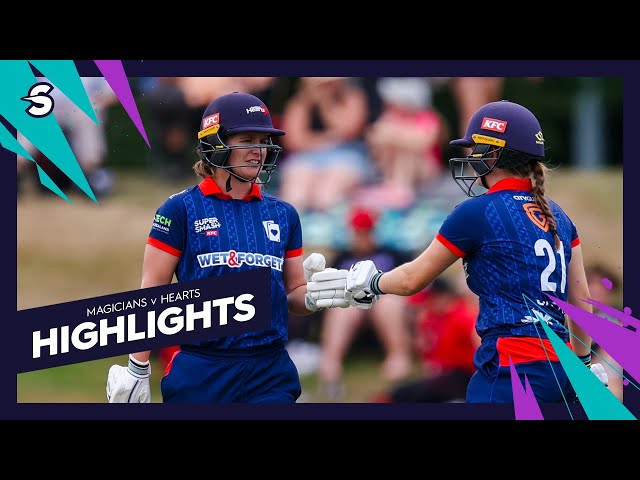 Canterbury Magicians vs. Auckland Hearts – Match Highlights Canterbury Magicians vs. Auckland Hearts – Match Highlights