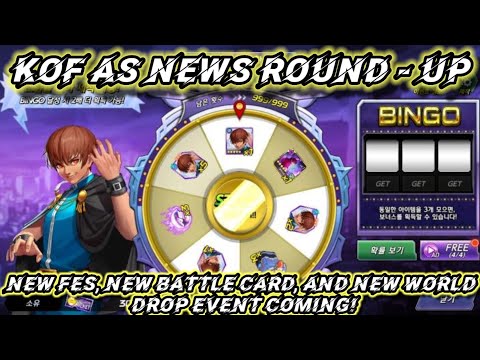 KOF AS News Round - Up: New FES Chris Fighter Roulette Coming, World Drop Event, and MORE!
