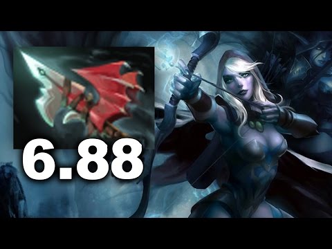 How to Use your Pike on Missile - [ uniQ ] - Drow Ranger Gameplay