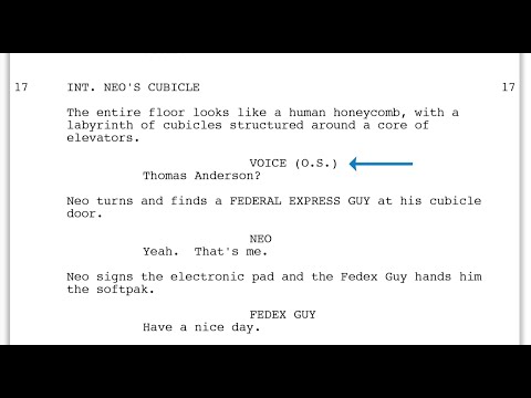 Screenwriting: Anatomy of a Screenplay - Pre-Production (Tutorial)