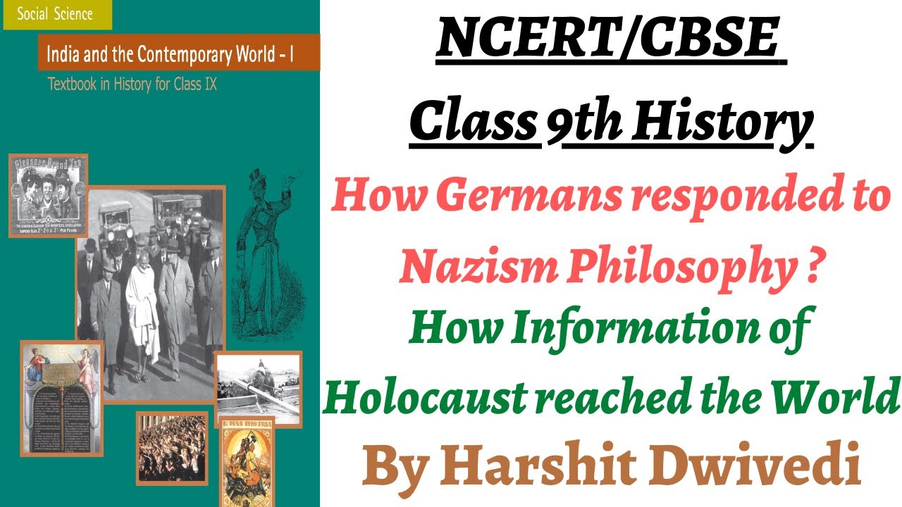 (P9 How Germans responded to Nazism, Gandhiji's letter to Hitler) NCERT Class 9th History Chapter 3