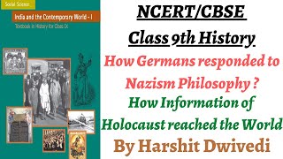 (P9 How Germans responded to Nazism, Gandhiji's letter to Hitler) NCERT Class 9th History Chapter 3