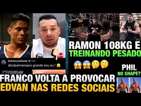 FRANCO PROVOCANDO EDVAN PARA COMPETIR CONTRA ELE - RAMON ESTÁ TREINANDO MUITO PESADO
