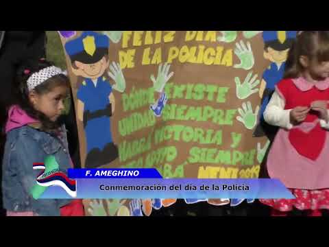 Florentino Ameghino: Conmemoración del Día de la Policía