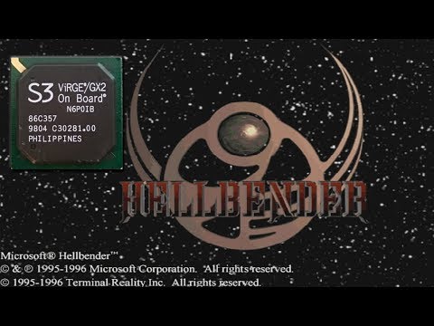 S3 ViRGE GX2 - Gameplay Microsoft Hellbender (1996)