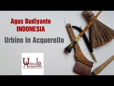 UrbinoInAcquerello 2020- Together Online Raffaello2020 -Performance of Agus Budiyanto