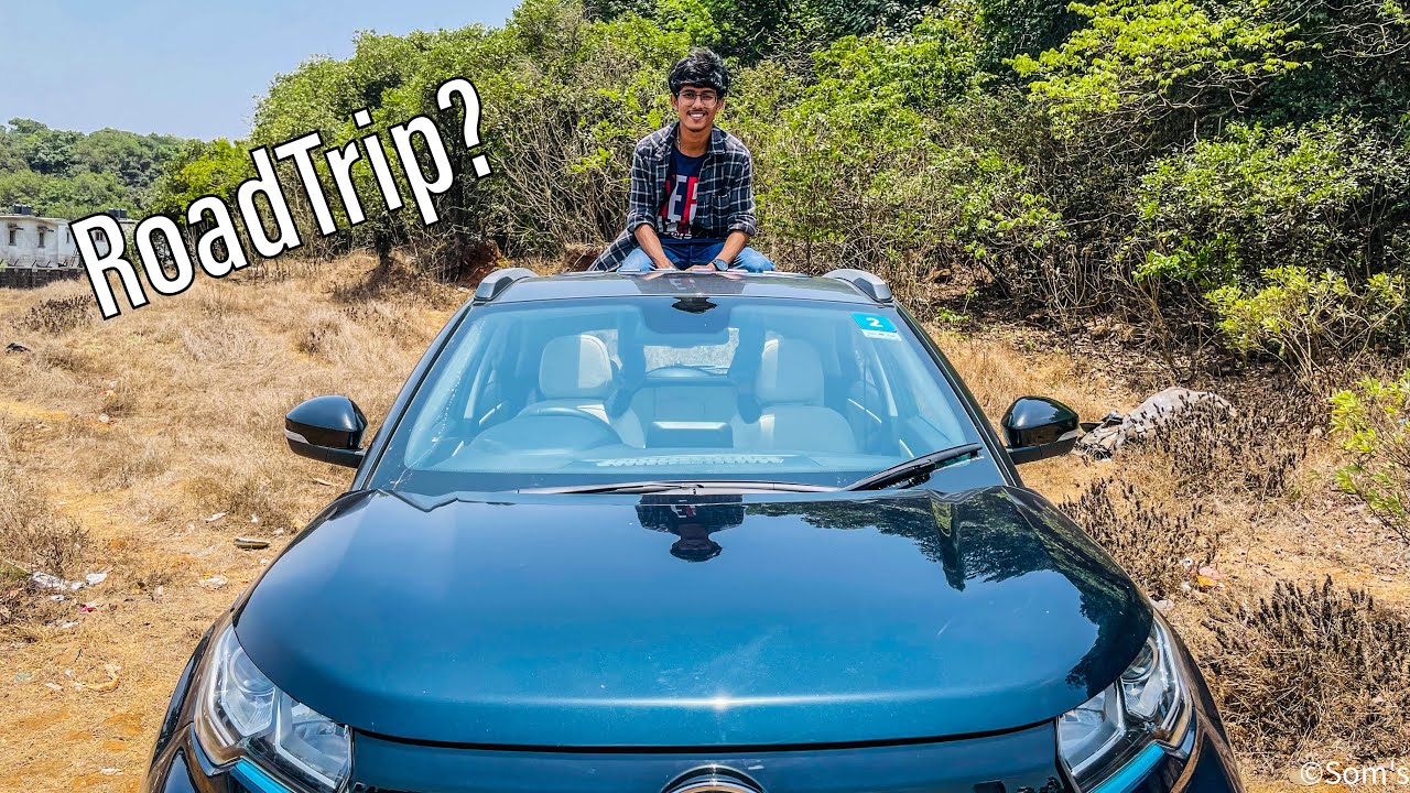 ROADTRIP TO LONAVLA, MUMBAI WITH THE ALL NEW TATA NEXON EV MAX 😍 Day 2 ✈️🖤 With Team @dipangama2092