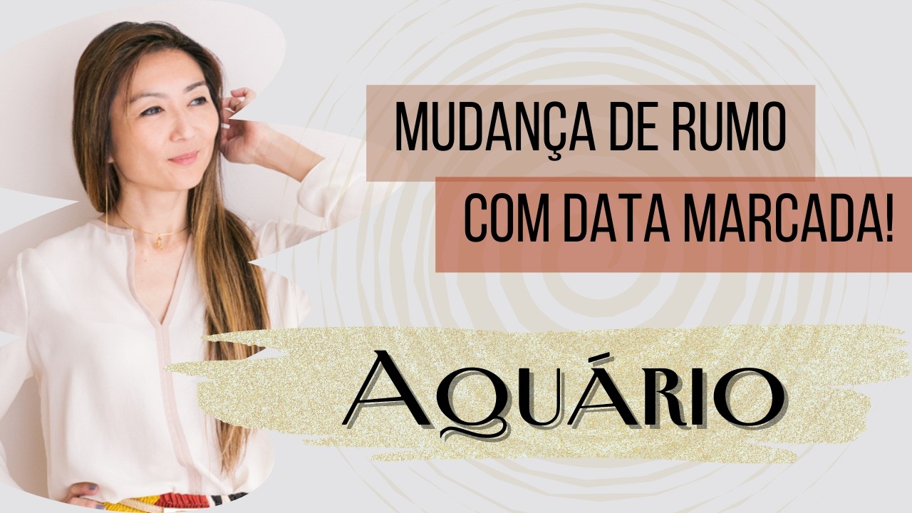 ✨AQUÁRIO: MUDANÇA DE RUMO COM DATA MARCADA! - Ano Novo Astrológico 2025