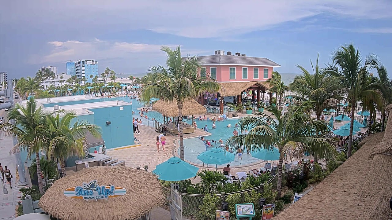 Live webcam view of Margaritaville Resort Pool & Beach Club