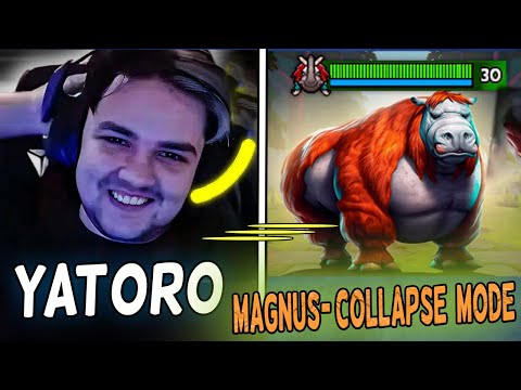 INSANE Magnus Plays! Yatoro Tries Collapse's  Signature Hero in PUBS