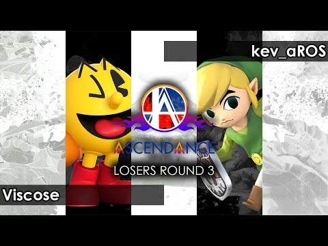 Smash 4: Viscose (Pacman) V kev_aROS (Toon Link) - Ascendance 86 Tournament SSB4