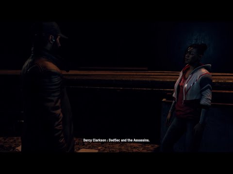 Watch Dogs: Legion Aiden Pearce Meets Assassin Darcy Clarkson ( Assassins Creed DLC Mission )