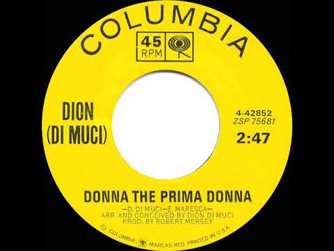 1963 HITS ARCHIVE: Donna The Prima Donna - Dion