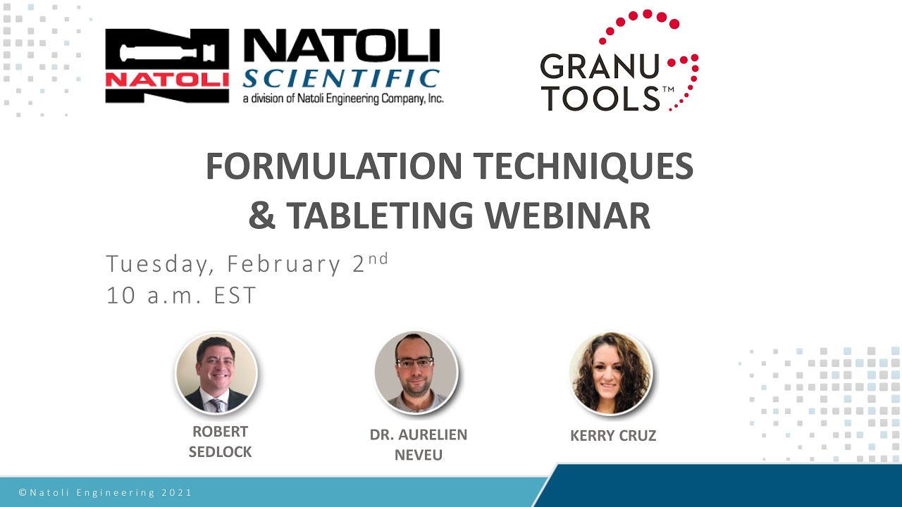 Part I  Direct Compression Formulation & Tableting Techniques
