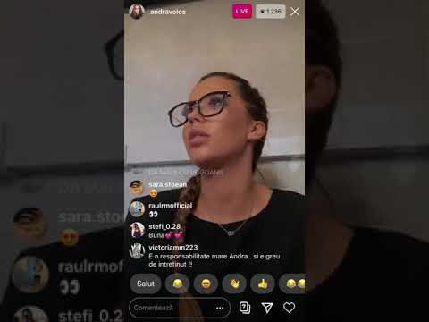 Andra Volos cel mai recent live vorbește cu Meli despre cum poți sa îți mărești followerii pe insta
