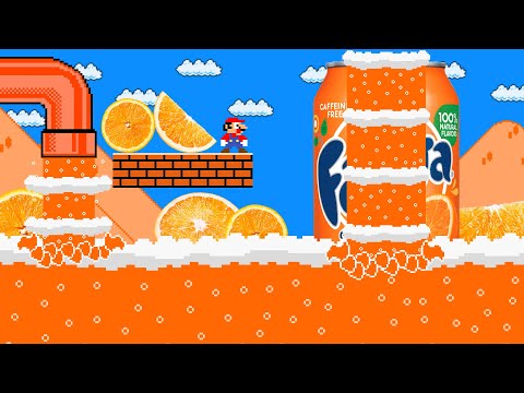 Super Mario Bros. but the floor is FANTA