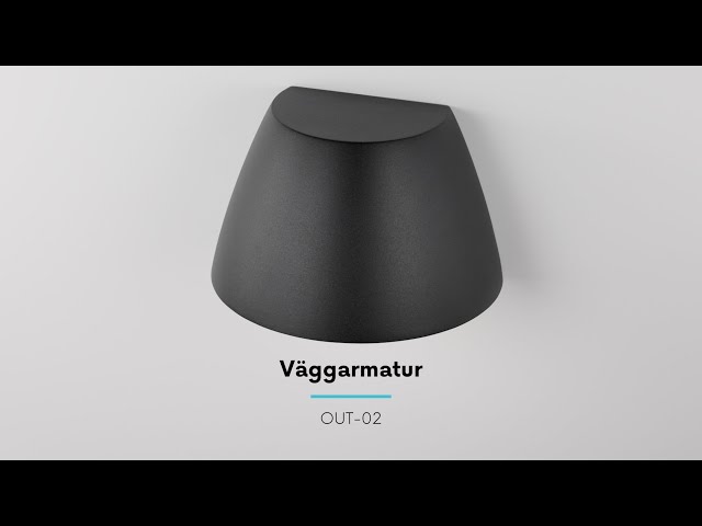 plejd Väggarmatur grå