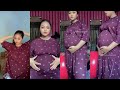 BUMIL CANTIK DASTER UNGU SPIL PERUT BESAR SAAT BERDIRI BIKIN SALAH FOKUS