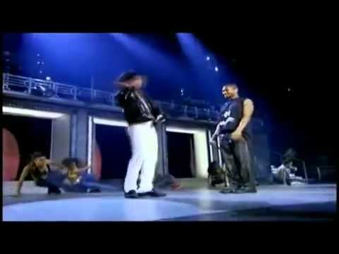 Michael Jackson and Usher dancing