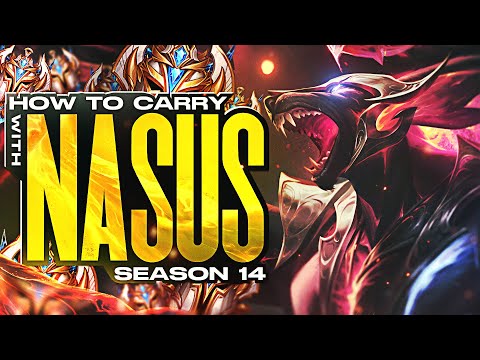 How to CARRY with NASUS SEASON 14 - Challenger Nasus Players In-Depth Reviews